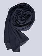 Load image into Gallery viewer, Premium Chiffon Hijab - Navy