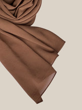Load image into Gallery viewer, Chiffon Hijab - Chocolate Brown