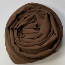 Load image into Gallery viewer, Premium Chiffon Hijab - Golden Brown
