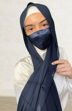 Load image into Gallery viewer, Premium Chiffon Hijab - Navy