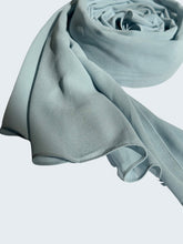 Load image into Gallery viewer, Premium Chiffon Hijab - Dusty Blue
