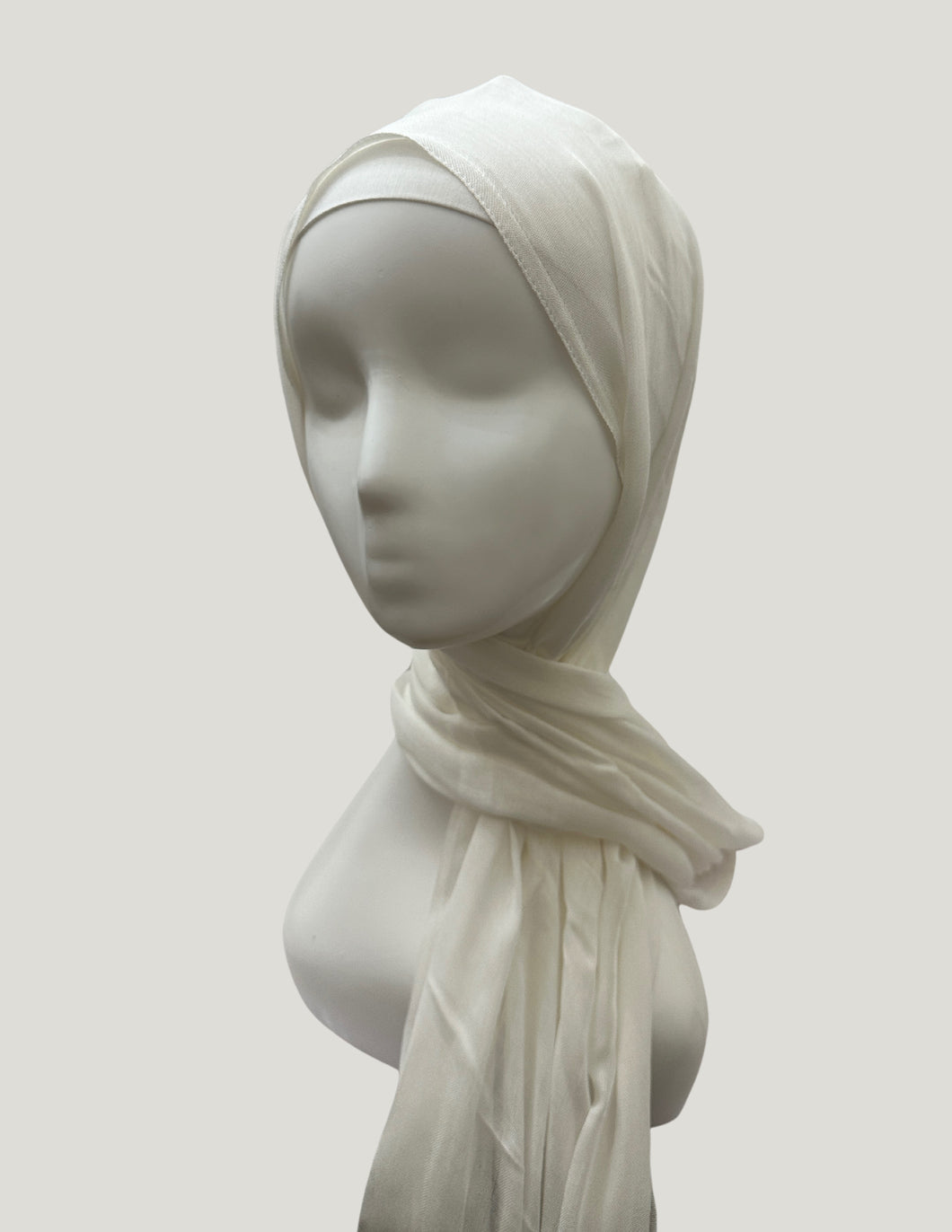 Modal Hijab - White