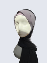 Load image into Gallery viewer, Matching Premium Chiffon Hijab - Bluish Dark Gray
